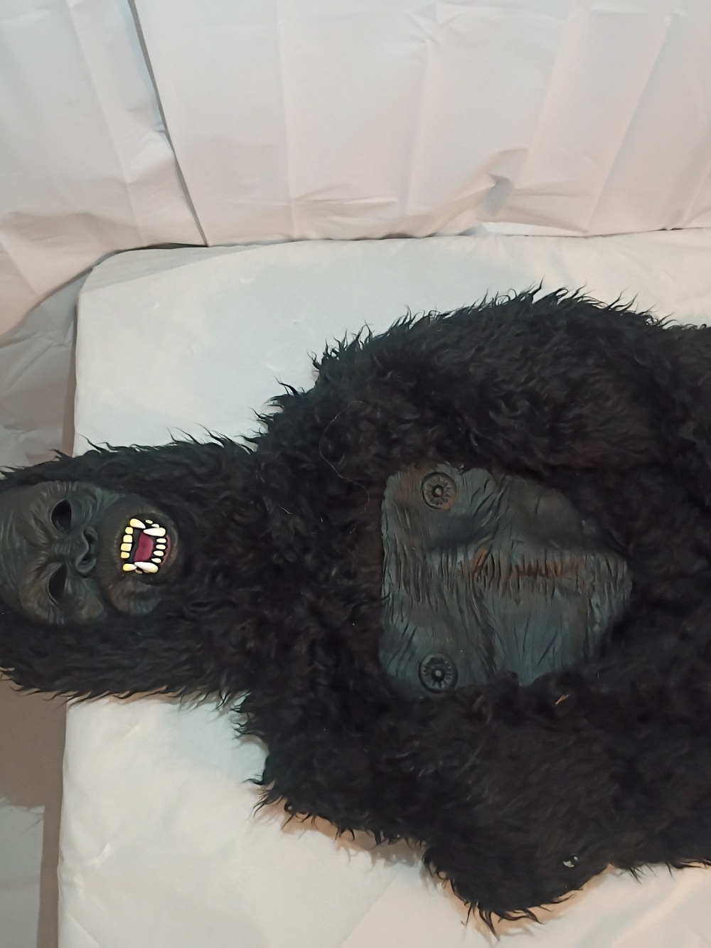 Target Black Gorilla Costume Body Suit with Fur
